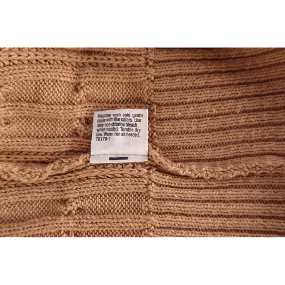 St. Johns Bay Women's V-Neck‎ Cable Knit Sweater Size Large - Picture 5 of 12